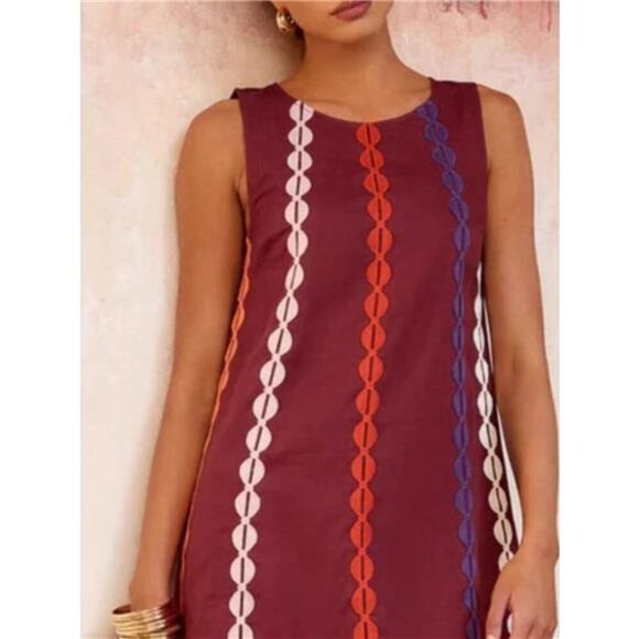 Sleeveless Geometric Print Mini Dress - Picture 9 of 10